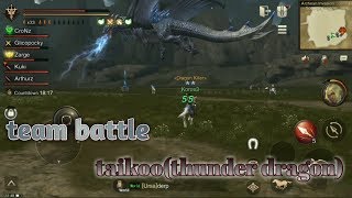 Errant Hunters Soul taikoothunder dragoninvasion vs team battle [upl. by Sucirdor]