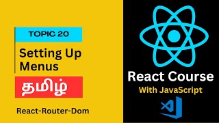 Creating Menus in React in Tamil [upl. by Hcurob]