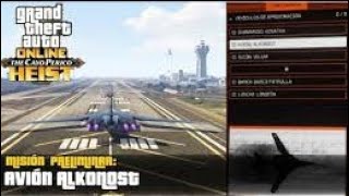 Gta 5 Cayo Perico Mision preliminar avion Alkonost parte 1 [upl. by Massimo778]