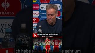 quotEs geht um einen Zentimeterquot DänenCoach Hjulmand zückt wie Füllkrug den HandyBeweis shorts [upl. by Vickie]