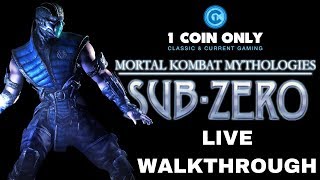 Mortal Kombat Mythologies SubZero PS1 Full Walkthrough [upl. by Arita]