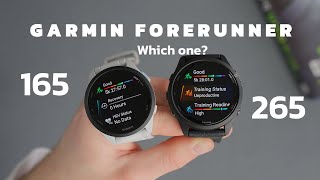 Garmin Forerunner 165 vs 265  Which one should you get [upl. by Dur]