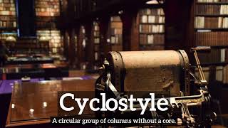 How to Say Cyclostyle in English  How Does Cyclostyle Look  What is Cyclostyle [upl. by Resay749]