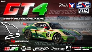 Simunation Series iRacing GT4 bajnokságr  4 forduló  Hungaroring [upl. by Akiram]