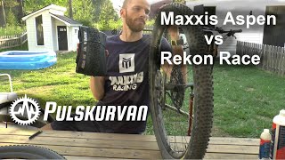 Maxxis Aspen vs Rekon Race vs Ikon  Tankar om däck [upl. by Louisette]