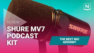 Shure MV7 MicrophonePodcasting Kit Review amp Unboxing [upl. by Dadinirt]