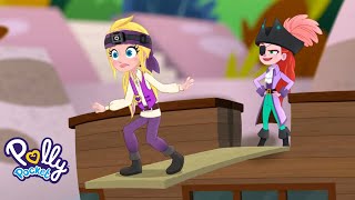 Polly Pocket Full Episodes Polly Has To Walk The Plank 🏴‍☠️  1 Hour  Kids Movies [upl. by Ladew64]