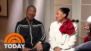 Tracee Ellis Ross Eddie Murphy talk new film holiday traditions [upl. by Maher]