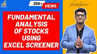 Fundamental Analysis of Stocks  Screenerin Excel Template Tutorial [upl. by Lledo]