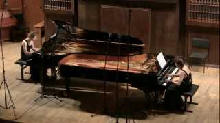 Brahms Variations on a theme by Haydn for two pianos op 56b [upl. by Moina739]