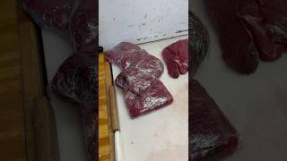 How To Package Elk  Backstrap Steaks [upl. by Lammaj925]