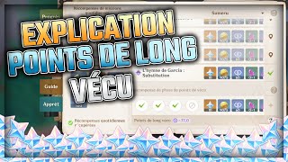 TAS RIEN COMPRIS  JE TEXPLIQUE TOUT  GUIDE Points de vécu amp long vécu  Genshin Impact [upl. by Behm]