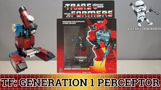 Transformers G1 1985 PERCEPTOR Review Bert The Stormtrooper Reviews [upl. by Fusco]