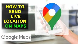 How To Send Live Location On Google Maps 2023 [upl. by Channing]