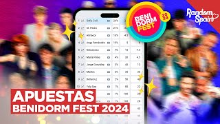 Benidorm Fest 2024  Los favoritos de las Apuestas [upl. by Yerak]