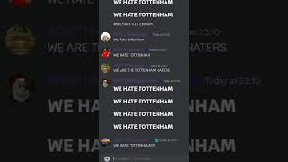 WE HATE TOTTENHAM WE HATE TOTTENHAM dullahandylan realfutbol rf24 [upl. by Nauwaj]