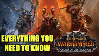 NEWS  Omens Of Destruction  Everything You Need To Know  Total War Warhammer 3 [upl. by Shermy]