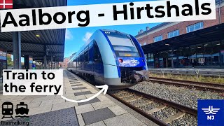 Aalborg to Hirtshals amp to Frederikshavn train to the ferry to Iceland and Norway amp Sweden [upl. by Sucam]