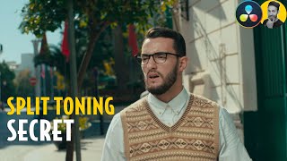 The Easiest Way to Create Split Toning in DaVinci Resolve 17  Color Grading Tutorial [upl. by Gans45]