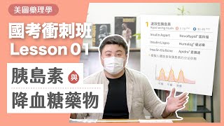 美圖藥理學｜國考衝刺班 Lesson01  胰島素與降血糖藥物 [upl. by Natelson]