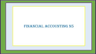 FINANCIAL ACCOUNTING N5 LEDGER ACCOUNTS VALUE ADDED TAX VAT [upl. by Flynn]