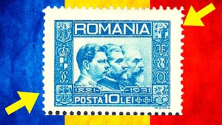 FRANCOBOLLI della ROMANIA RARI di VALORE – curiosità filatelia [upl. by Leland]