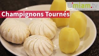 Réaliser des champignons tournés  CONSEILS DE PRO  Technique de cuisine [upl. by Gaw]