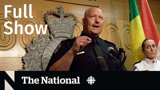 CBC News The National  Saskatchewan stabbings one suspect dead another at large [upl. by Debera]