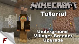 ✅ Minecraft Infinite Villager Breeder Tutorial Underground Upgrade 113 and 112 [upl. by Zimmermann995]