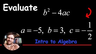 How to Evaluate b2  4ac Given a b and c [upl. by Viola]