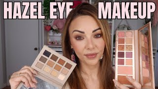 In Depth Eye Makeup For HAZEL EYES Brown Eye Tutorial  Amber Lykins [upl. by Lebasi]