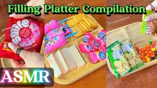 Filling Platter With Snacks Compilation🍱💕  Satisfying ASMR🤤  Filling Platter with Sweets🍭🍬🍫 [upl. by Otit166]