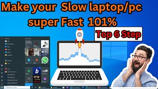 Make Your Computer amp Laptop 200 Faster for FREE 🖥💻  Top 6 Tips amp Tricks [upl. by Riella]