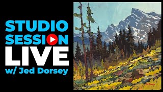 Acrylic Painting Studio Session Live w Jed Dorsey [upl. by Davidde568]