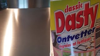 Dampkap Inox met Dasty Onvetter Super Snel proper [upl. by Sparke]