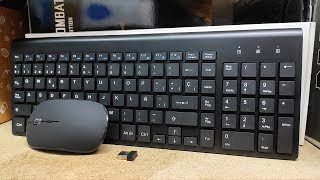 Review Joyaccess Pack Teclado y Raton Inalambricos con Bateria Recargable [upl. by Enixam308]