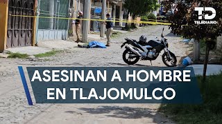 Asesinan a hombre de ocho disparos en Tlajomulco [upl. by Lekkim]