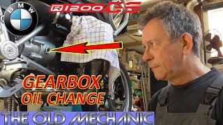 BMW R1200GS 2010 GEARBOX OIL CHANGE The Old Mechanic his own R1200GS 👨‍🔧🏍 [upl. by Ainehta]