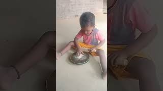 Mummy ki roti gol gol Papa ka Paisa gol gol😚youtubeshorts 2024shorts ♥️shortvideo [upl. by Ayotan]