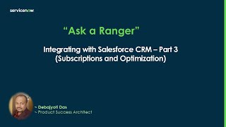 Integrating with Salesforce CRM  Subscription Validation and Optimization [upl. by Kamal100]