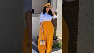 How to style Palazzo Trousers for Ladies [upl. by Onitselec644]