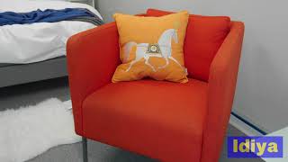 Ikea Ekero Armchairs Skiftebo Orange [upl. by Oiluarb794]