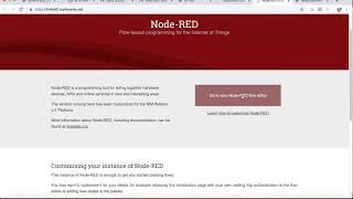 For Beginners 1 NodeRed App in IBM Cloud [upl. by Enirol317]