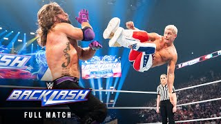 FULL MATCH Cody Rhodes vs AJ Styles – WWE Title Match WWE Backlash France [upl. by Aniled]