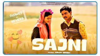 Sajni 🫒 Slow Reverb Arijit Singh  New Song 2024 [upl. by Anauqal]