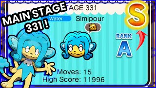 Pokemon Shuffle  Main Stage 331  Simipour ItemlessRematch for the S [upl. by Paske]