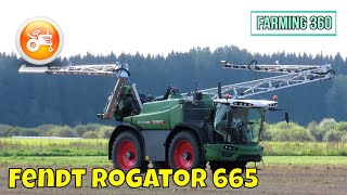 Fendt Demonstrations 2023  Fendt Rogator 665 self propelled sprayer [upl. by Naeroled]