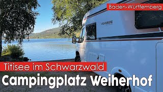 Camping am Titisee⛵️ Campingplatz Weiherhof 🏕 Schwarzwald 🌲BadenWürttemberg Naturcamping [upl. by Anahsat]