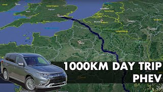 1000 km PHEV trip in a day with a Mitsubishi Outlander [upl. by Felton]