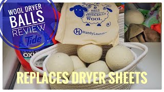 Wool Dryer Balls Fabric Softener Replacement Review [upl. by Nameloc]